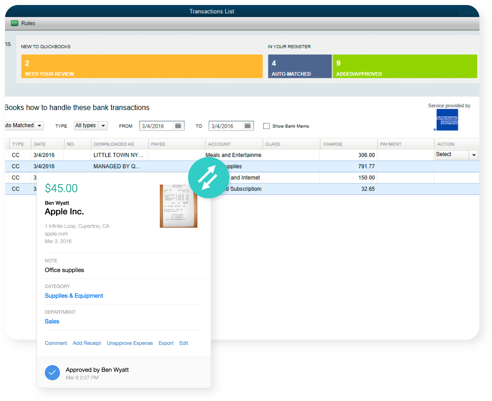 QuickBooks Desktop Expense Reporting Software