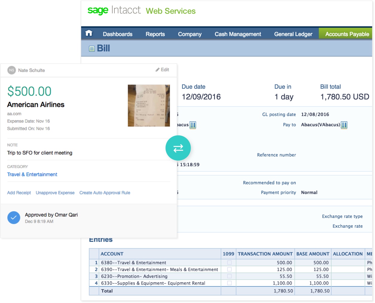 Expense Reporting Software for Sage Intacct